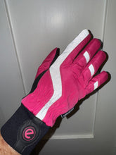 Load image into Gallery viewer, Hi viz yellow or orange waterproof and warm yard/riding gloves with touch screen pads.
