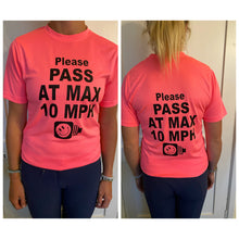 Load image into Gallery viewer, Hi viz wicking and cooling performance  unisex t shirt, printed front AND back.  Printed in the UK.
