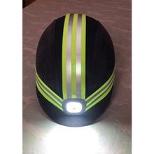 Load image into Gallery viewer, Hatband with rechargeable front &amp; rear LED lights - Hi viz 