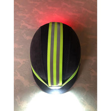 Load image into Gallery viewer, Hatband with rechargeable front &amp; rear LED lights - Hi viz 