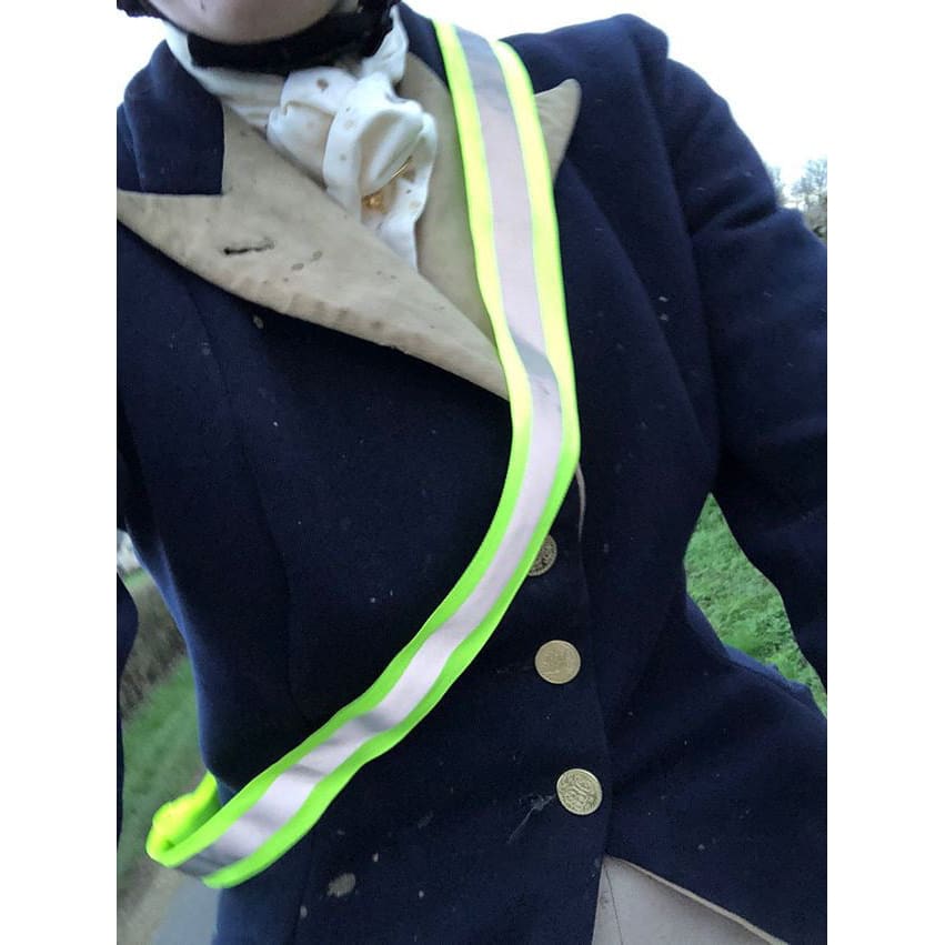 Pocket Hi Viz - yellow or orange sash for you or your horse 